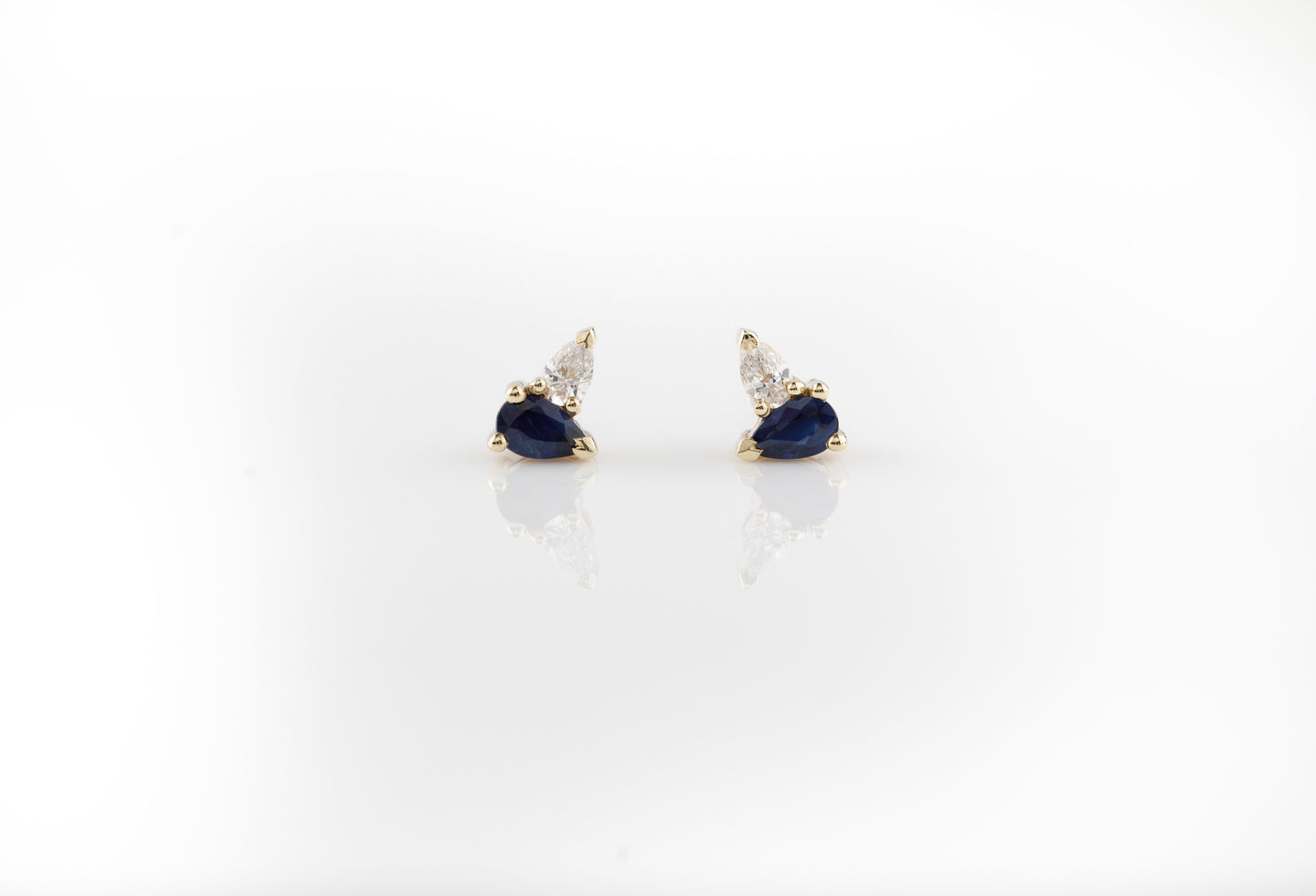 Sapphire and Diamond Earrings