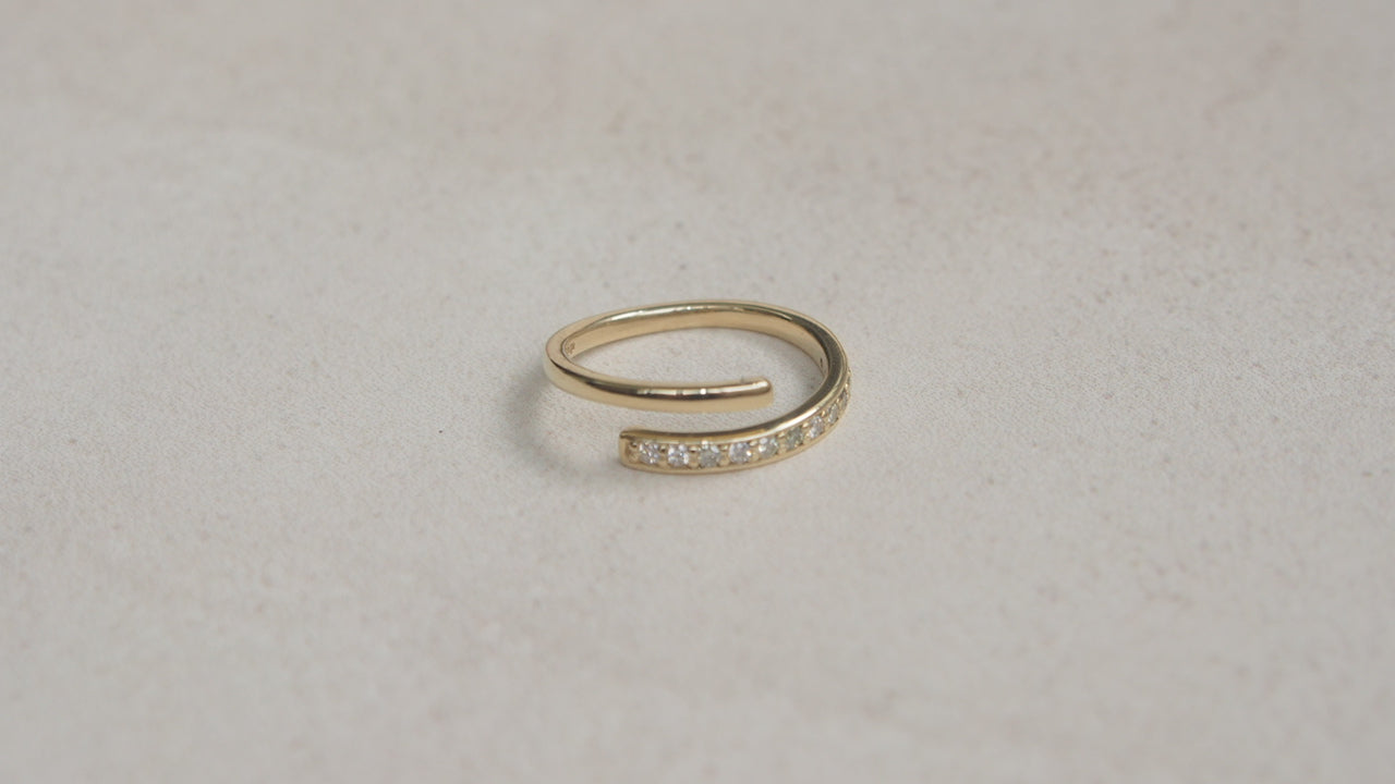 Wrap Around Diamond Ring